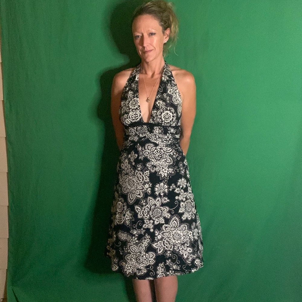 Halter dress mid length